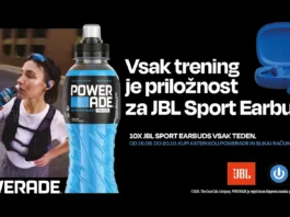 Powerad nagradna igra: S Poweradom do JBL Sports Earbuds slušalk!