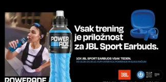 Powerad nagradna igra: S Poweradom do JBL Sports Earbuds slušalk!
