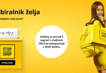STOP SHOP nagradna igra: Nabiralnik želja. Kaj bi ti polepšalo to jesen?