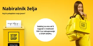 STOP SHOP nagradna igra: Nabiralnik želja. Kaj bi ti polepšalo to jesen?