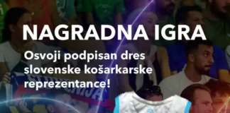 Telemach nagradna igra: ﻿Osvoji podpisan dres slovenske košarkarske reprezentance!