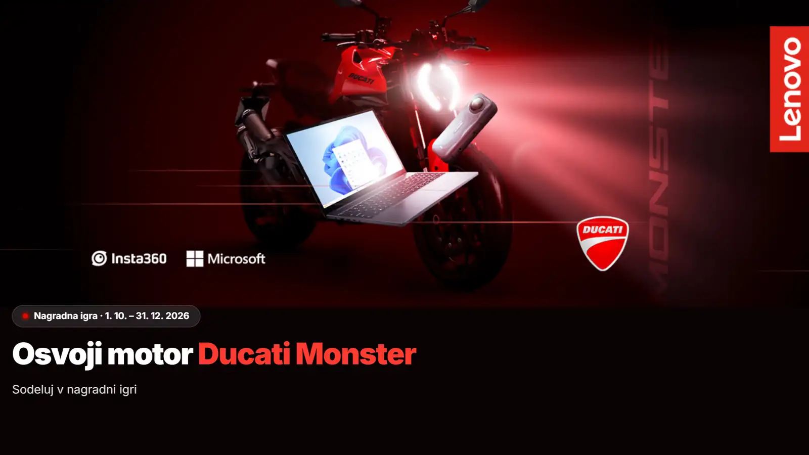 Lenovo & Big Bang: Osvoji motor Ducati Monster Lenovo & Big Bang: Osvoji motor Ducati Monster