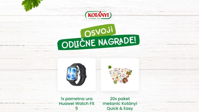 Nagradna igra Kotányi: Si bolj Quick ali bolj Easy