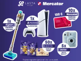 Nagradna igra: LASTA IN MERCATOR NAGRAJUJETA