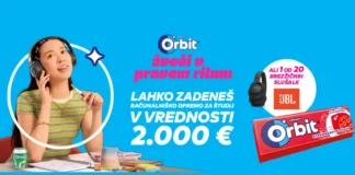 Obit nagradna igra: Žveči v pravem ritmu