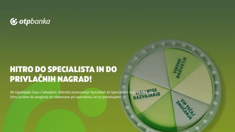 OTP banka nagradna igra: Nagradite se s Specialisti