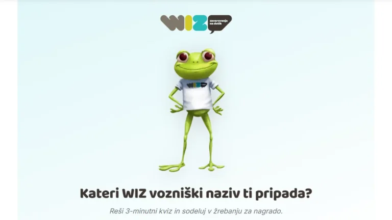 Wiz: Kakšen voznik si?